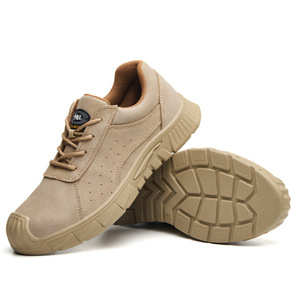Chaussures de sécurité pour hommes, embout en acier, anti-perforation, antistatiques, chaussures de travail basses, protection robuste - Product Image 3