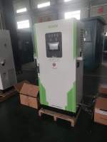 Station de recharge pour véhicules électriques 7kW/22kW/120kW, nouvelle station de recharge rapide DC Ganzhong GZ-DC-120L-2 120-320KW, tension d'entrée 380V+15%, 250A, interface Type 1, chargeur rapide DC OCPP 1.6