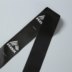 Custom Eco-Friendly High Quality Satin Care Labels Custom Logo for Garment <b>Bags</b> Shoes-Polyester Ribbon End Fold Printed - Product Image 3