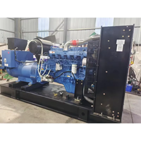 Groupe électrogène GPL/diesel d'occasion Yuchai 150/200 kVA avec moteur Lombardini, alternateur et refroidisseur d'eau pour soudage
