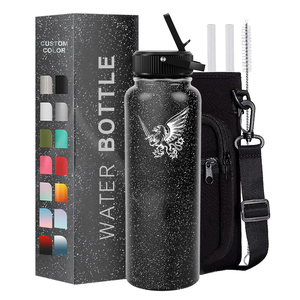 Low MOQ Free Sample Customized Wholesale Double Wall Stainless Tumbler Vacuum Insulated Stainless <b>Steel</b> Water <b>Bottles</b> - Product Image 1