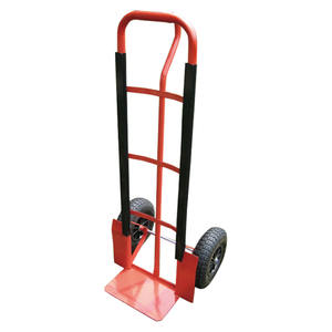HT2402 Zware Stalen Hand Truck Dolley Hand Kar Met Laadvermogen 300Kg 13X4 Inch Pneumatische wiel - Product Image 1