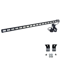 Nouvelle barre lumineuse de signalisation d'urgence CIGO LED, gyrophare directionnel combiné à faisceau large, en aluminium+ABS, DC 12-24V