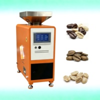 Machine de tri de couleur des grains de café, mini séparateur optique haute performance pour grains de café verts et torréfiés