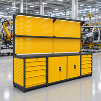 Fournisseur ODM de chariots à outils métalliques verrouillables de qualité industrielle à grande capacité pour le stockage industriel
