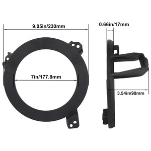 Support de montage de phare rond Skyearth de 9 pouces, noir, pour Jeep Wrangler JL 2018+, accessoire de support JL de qualité supérieure - Product Image 6