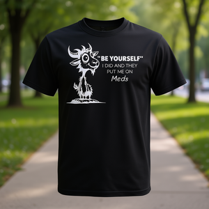 Sé tú mismo, yo lo hice y me pusieron en medicación - Camiseta - Product Image 3