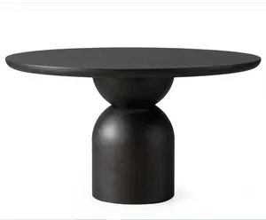 डाइनिंग टेबल लक्ज़री वुड होम अनुकूलन योग्य फर्नीचर पर्थ राउंड डाइनिंग टेबल