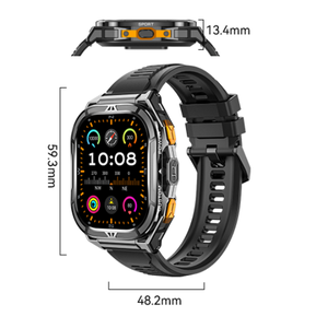 Đồng hồ thông minh Cubot GT3 1.96 inch AMOLED, đồng hồ cho nam, cuộc gọi bt5.3, theo dõi nhịp tim và giấc ngủ, 530mAh - Product Image 2