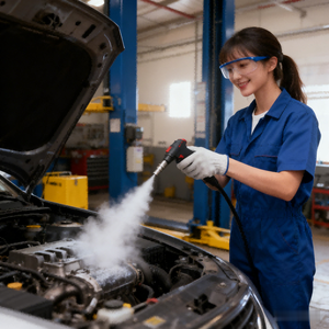 Machine de sablage à glace sèche en parfait état, nettoyeur cryogénique, outil de sablage au CO2 pour la réparation de véhicules - Product Image 3