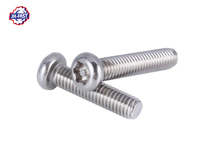 ISO7380 M2-M8 SUS304 A2 70 Acier Inoxydable Allen Phillips Torx Hex Socket Pan Bouton Tête Boulons Vis Système Métrique