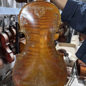 <span class=keywords><strong>ไวโอลิน</strong></span>รุ่น <span class=keywords><strong>Stradivarius</strong></span> ของ SurpassMusica ลดราคาพิเศษ ขนาด 4/4 3/4 1/2 แกะสลักด้วยมือ รับสั่งทำพิเศษ ลายไม้ธรรมชาติ เสียงอะคูสติกใส - Product Image 1
