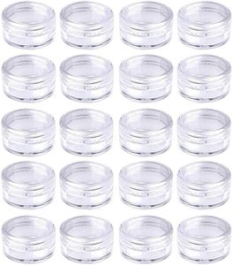 บรรจุภัณฑ์เครื่องสำอางแบบกระปุกขนาดเล็ก OEM PS Mini Jar ตัวอย่างบรรจุภัณฑ์ ขวดกระปุกเล็ก - Product Image 1
