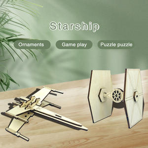 <span class=keywords><strong>Star</strong></span> x-wing 3D <span class=keywords><strong>Wars</strong></span> Puzzle en bois cravate/Ln Fighter avion Puzzle jeu pour enfants - Product Image 5