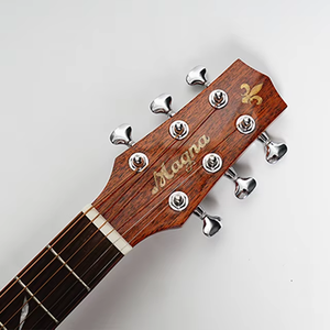 Guitarra Acústica <span class=keywords><strong>MAGNA</strong></span> 36 Mirror NA, Tapa de Abeto, Fondo y Lados de Caoba, Diapasón de Palisandro, Mástil de Caoba, Acabado Natural Brillante - Product Image 4
