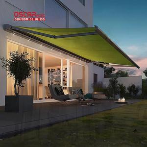 Tende da Sole Pieghevoli Retrattili per Esterni, Patio e Balcone, Impermeabili e Antivento, in Alluminio con Rivestimento in PVC e Acrilico - Product Image 1