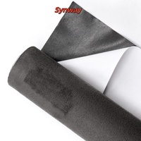 Tissu en suède auto-adhésif 300 g/m², 95 % polyester, 5 % élasthanne, non pelucheux, à poils réversibles, pour la modification intérieure automobile