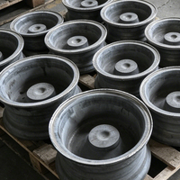 Llantas de Aleación de Magnesio Forjado AZ80A OEM ODM, Nuevas Llantas de 17 Pulgadas para Automovilismo, Acabado Negro, Suministro Directo de Fábrica