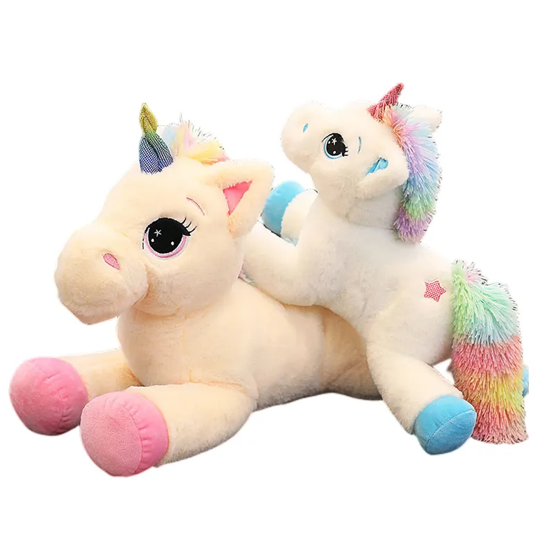 Wholesale hand warmer plush pillow custom cartoon animal unicorn stuffed toys comfortable soft hugging toy