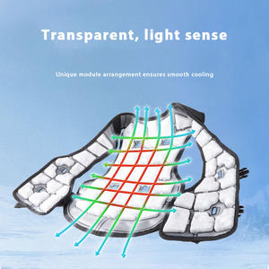 เสื้อกั๊ก PCM สำหรับคนงานก่อสร้างเสื้อกั๊กระบายความร้อนกลางแจ้งสินค้าใหม่2025ผลิตจากโรงงานโดยตรง - Product Image 4