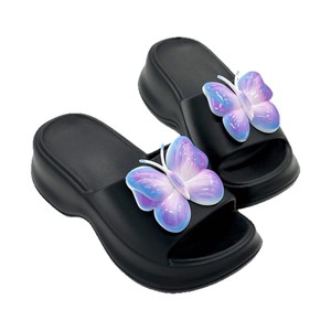 Nouveauté 2026 : Boucles et breloques en caoutchouc détachables DIY pour chaussures, motif papillon coloré, style Dopamine, pour femmes, avec bordure effet croco, très attrayantes - Product Image 5