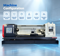 Tour CNC CK6180, tour CNC à lit plat haute précision, fabricant de tours CNC, tour CNC pour la découpe des métaux