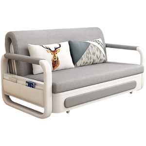 <span class=keywords><strong>Divan</strong></span>-silla plegable de madera moderna para apartamento <span class=keywords><strong>pequeño</strong></span>, sofá cama individual doble de tres plazas, sala de estar, multifunción - Product Image 4