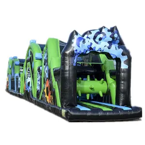 30M Kids And Adults Inflatable Interactives, inflatable obstacle course for sale/