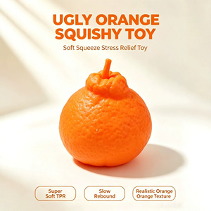 Juguete Realista de Naranja para Apretar, Divertido Juguete Antiestrés para Adultos, Regalo Creativo para Bromas - Product Image 5