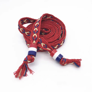 Trenza Cuerdas Sudadera con capucha Cordón Cinta de algodón Pantalones de chándal coloridos Cinturón Cuerda Cordón plano para pantalones Sudadera con capucha - Product Image 2