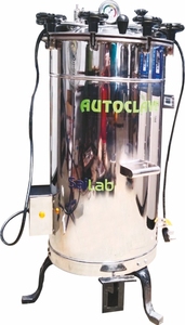 Stérilisateur vertical en acier inoxydable, équipement de laboratoire, machine de stérilisation à la vapeur médicale, unité haute pression - Product Image 2