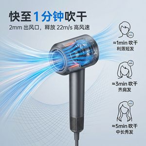 Hair Dryer High Speed Ionic Negative Ion DC Motor Constant Temperature Protection Home Use Quiet Operation European Standard - Product Image 3