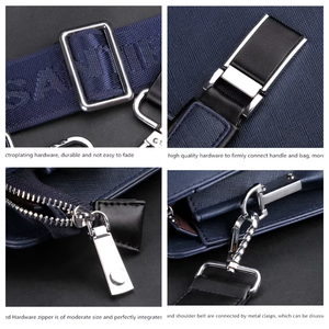 Nouveau <span class=keywords><strong>Sac</strong></span> <span class=keywords><strong>Bandoulière</strong></span> Homme Grande Capacité 2025 pour <span class=keywords><strong>Ordinateur</strong></span> Portable, Style Horizontal, Imperméable en PU, Idéal pour les Voyages d'Affaires et les Trajets Quotidien - Product Image 6