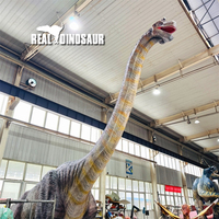   Modelo Animatrónico de Dinosaurio a Tamaño Real, Estatua Robótica de Dinosaurio de Gran Tamaño, Simulación de Dinosaurios