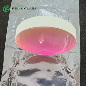 Lentille sphérique FELIX K9 en verre, diamètre 50,8 mm 70 mm, lentille plano-concave avec revêtement antireflet, trou selon les exigences - Product Image 1