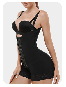Fajas Colombianas Buste ouvert Shapewear Body de contrôle <span class=keywords><strong>du</strong></span> <span class=keywords><strong>ventre</strong></span> pour <span class=keywords><strong>femme</strong></span> avec sangles réglables Butt Lifter - Product Image 3