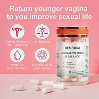 Suppositoires vaginaux naturels Équilibre du pH Hygiène intime Soins féminins Soutien à la santé Probiotiques Capsule de flore végétale hydratante