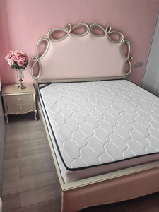 Легкая Роскошная современная простая кровать размера «Queen-size» с твердым деревянным изголовьем, мягкий каркас для кровати с хранилищем для главной спальни для квартиры - Product Image 6