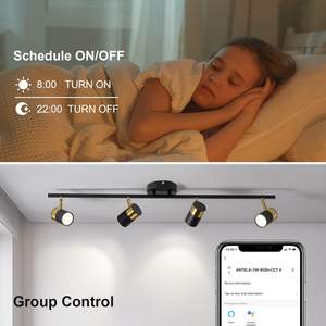 Lampadina LED Antela 5W Wi-Fi Dimmerabile con Controllo App, Compatibile con Alexa e Google Home, RGB, Bianco Caldo, Bianco Freddo, Fai-da-Te, Durata 25000 Ore - Product Image 1