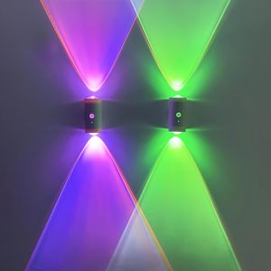 Applique <span class=keywords><strong>murale</strong></span> LED TSINYE RGB 16 couleurs sans fil, sans câblage, avec détecteur de mouvement, intensité variable, fixation adhésive, veilleuse de chambre - Product Image 4
