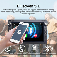 Autoradio LELV 7 pouces avec système Linux pour VW Passat, écran partagé, navigation stéréo, Android Auto, lecteur vidéo