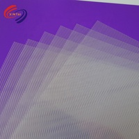 Tampa de encadernação de pvc transparente, folha de polipropileno a4 0.3mm transparente diagonal pp