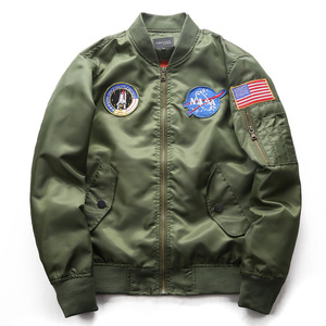 Norman Hommes Femmes Enfants Automne Hiver Épaissie Baseball Uniformes Casual Pilote Veste Broderie Stand Américain Patchwork Conception - Product Image 2