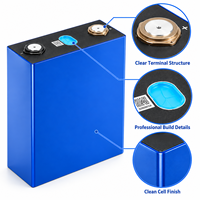 Cellules LiFePO4 3.2V 280Ah en stock aux États-Unis, batterie au lithium-fer LF280 à décharge profonde, cellule de batterie rechargeable avec goujons M6 et barres omnibus