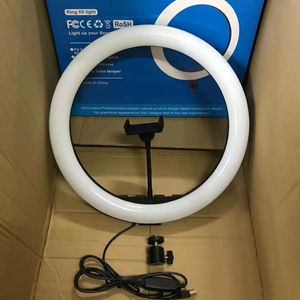 Camera Fotostudio Telefoon Video 14 Inch Met 2.1 <span class=keywords><strong>M</strong></span> Standaard/Statief Led Ring Licht 3200-6500K Dimbare Fotografie Ring Lamp - Product Image 2
