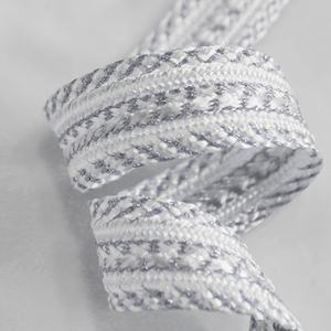 Nuovo nastro da ricamo intrecciato decorativo in poliestere/cotone personalizzato da 2cm con bordo fuso - Product Image 6