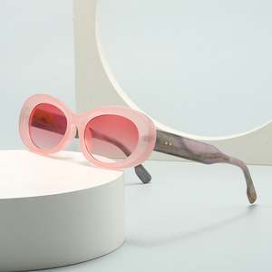 Gafas de Sol Redondas con Marco Pequeño, Estilo Vintage, con Logotipo Personalizado, para Hombre y Mujer, Anti Luz Azul, Protección UV400, Coloridas, Ovaladas - Product Image 2