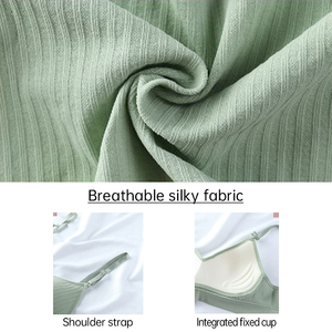 2024 vendita calda della fabbrica di Nylon biancheria intima <span class=keywords><strong>senza</strong></span> soluzione di continuità reggiseno di cotone raccogliere fibbia fissa della tazza posteriore <span class=keywords><strong>senza</strong></span> anello in acciaio brevi set per le <span class=keywords><strong>donne</strong></span> - Product Image 6