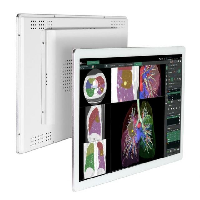 White Medical Pc Touch Screen Monitor 22 Desktop with High Brightness