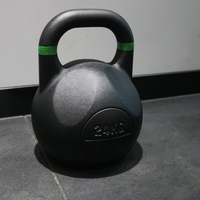 Kettlebell de compétition de qualité industrielle avec logo gravé au laser, personnalisation directe en usine pour les marques d'entraînement de force